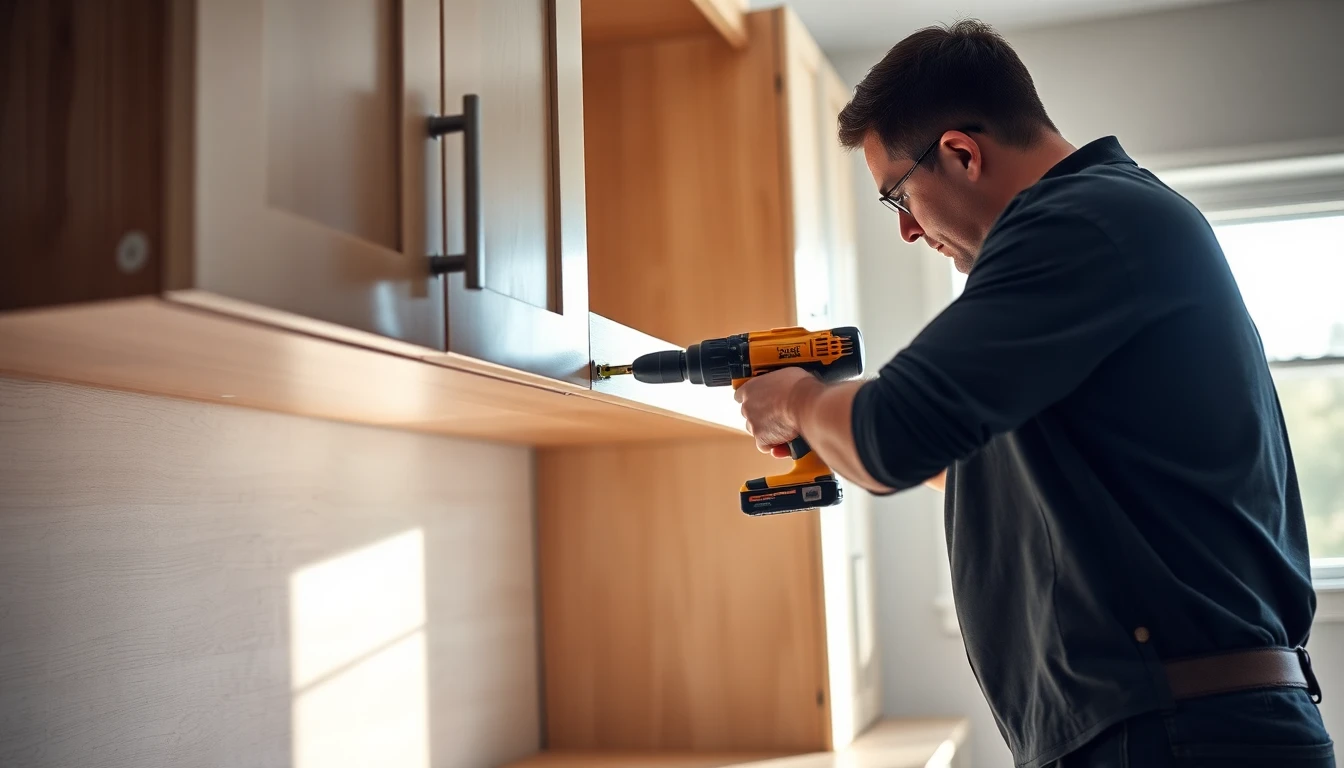 Custom Cabinet Installation