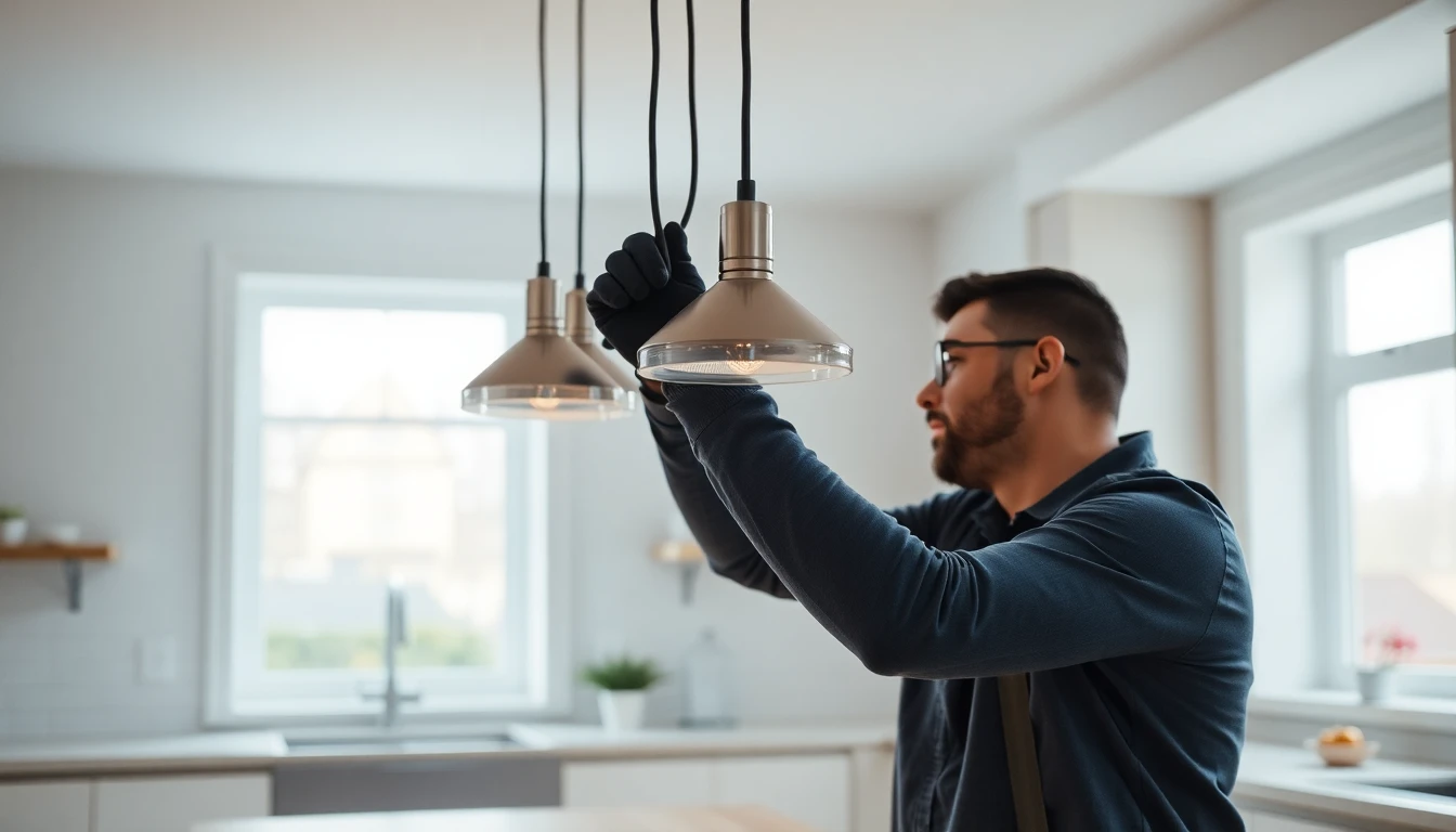 Pendant Lighting Installation